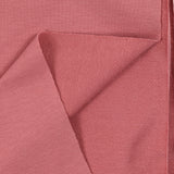 Jersey French Terry Organic Cotton Rosewood