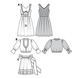 Patron n°7443 : Robe folklore