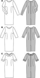 Patrón N ° 7137: Cousumain Cousumain 3 Vestido
