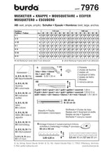 Patrón N ° 7976: Musketer y Ecuyyer