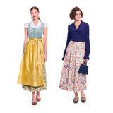 Patron Burda n°5625 : Ensemble costume traditionnel