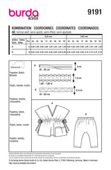 Burda kids pattern n°9191: Contact details