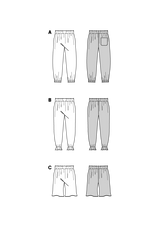 Patron Burda kids n°9211 : Pantalon
