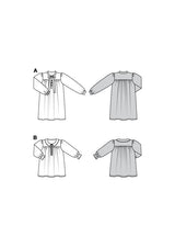 Patron Burda Enfant n°9216 : Robe & Blouse