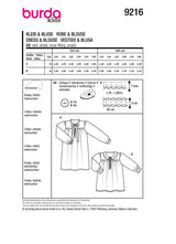 Patron Burda Enfant n°9216 : Robe & Blouse