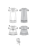 Burda child boss n ° 9221: Baby set - Baptism dress