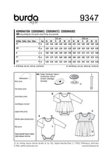 Burda Boss N ° 9347: Vístete con cuerpo de bebé