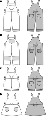 Patron n°9424 : Salopette, Robe chasuble