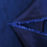 Polyester brillant Nadia rose bleu de minuit