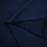Twill de polyester bleu marine