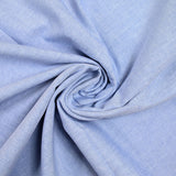 Washed blue dyed woven cotton
