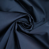 Satin duchesse double face polycoton bleu marine