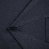 Jersey de coton double face bleu pétrole