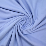 Maille polo coton bleu bleuet