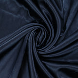 Satin de polyester bleu nuit