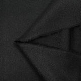 Black polyester pea coat