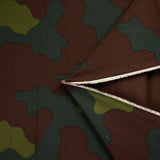 Military green camouflage cotton gabardine