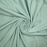 Opaline green cotton jersey