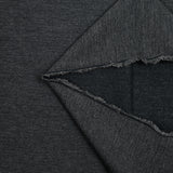 Laine mélangée fine chevrons gris anthracite