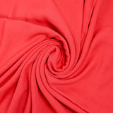 Crépon de viscose doupionné rouge corail