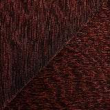 Maille fine plissée Lurex cuivre fond noir