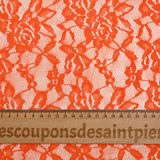Dentelle polyester Clara orange