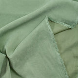 Green cupro effect polyester