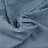 Baltic blue cupro effect polyester