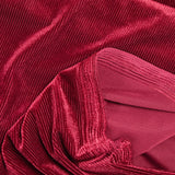 Jersey de pana rojo oscuro
