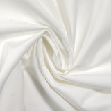 Popeline de coton BIO blanc optique