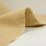 Jersey de algodón interlock de doble cara beige