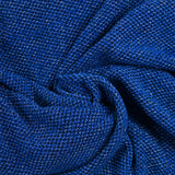 Maille Maya irisée bleu électrique