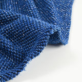 Maille Maya irisée bleu électrique