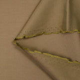 Khaki brown silk and cotton twill lining