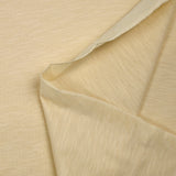 Jersey de coton flammé écru