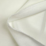 Jersey de polyester envers piqué blanc cassé
