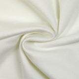 Jersey de polyester envers piqué blanc cassé