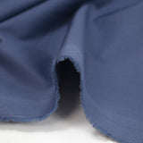 Twill de coton déperlant bleu barbeau