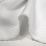 Piqué de coton Paloma blanc