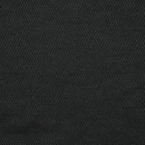 Jersey de polyester fin envers nid d'abeille noir