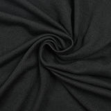 Jersey de polyester fin envers nid d'abeille noir