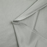 Gray pique-backed polyester jersey