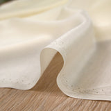 100% ecru silk crepe de chine