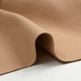Jersey bord-côte tubulaire lourd beige