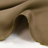 Khaki brown silk and cotton twill lining