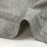Jersey de coton gris chiné