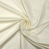 Maille de viscose satinée blanc cassé
