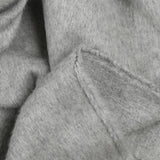 Gray mid-pile wool velvet