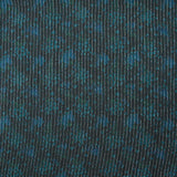 Lurex gasa seda pato rayas flores azul fondo antracita