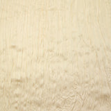 Ivory crinkle-effect pleated polyester satin